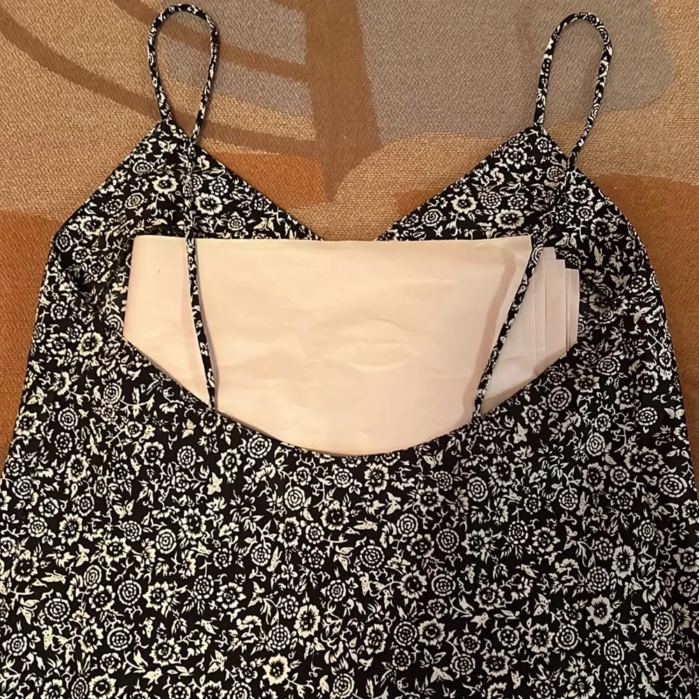 Simple Floral dress with dainty Red Roses embellishment, S